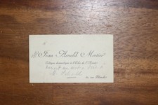 ✒ C.A. Arnold MORTIER à Aurélien SCHOLL - sollicite un rdv