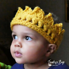 Crochet crown baby toddler