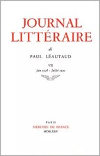 Journal Littéraire, tome VII : Juin 1928 - Juillet 1929, Paul Léautaud