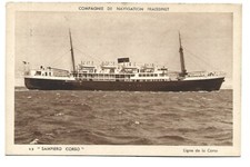 MARINE  PAQUEBOT SAMPIERO CORSO  CIE FRAISSINET