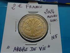 2 EURO FRANCE 2024  " ARBRE DE VIE " - Neuve unc -  Ref. N 5   ( 2 photos )