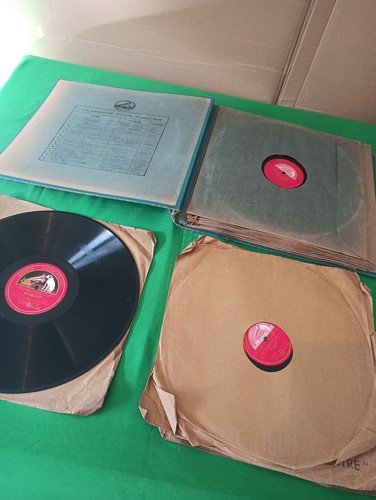 Lot disques gramophone - lot,