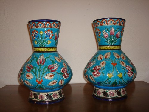 Emaux longwy vase - emaux, à
