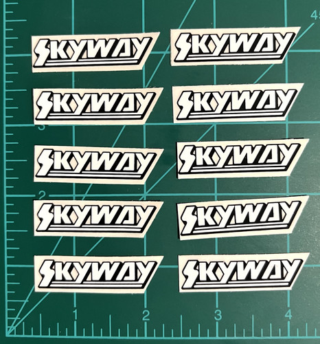 Skyway bmx decals - nos, 80's