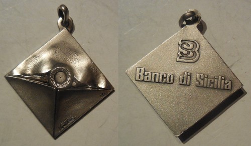 Médaille banque sicile inc - banque,