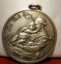 1977 MEDAL PENDANT SILVER UNESCO RUBENS PAINTERS CHILD MOTHER FLEMISH BAROQUE