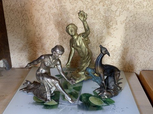 Statuettes régule - en,
