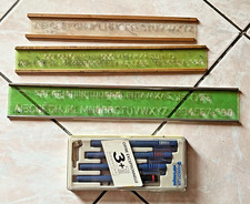 3 traces lettres dont 2 Albert NESTLER + stylo encre chine Staedler marsmagno