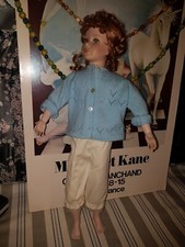 poupée 66 cm  porcelaine. Tete pivote  alberon 328 sur 500 exemplaire certificat