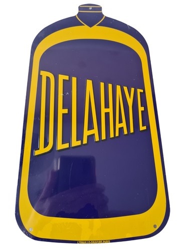 Plaque enseigne delahaye - plaque,