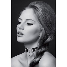 Collier fetish avec cadenas
