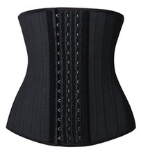 Latex Corset Femme Gaine Amincissante Ventre Plat Waist Trainer Ceinture Minc...