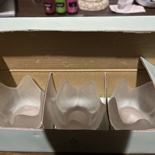 PartyLite 3 Frosted Lotus