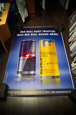 RED BULL DRINK B French Bus Shelter Vintage Advertising Poster Original 2017