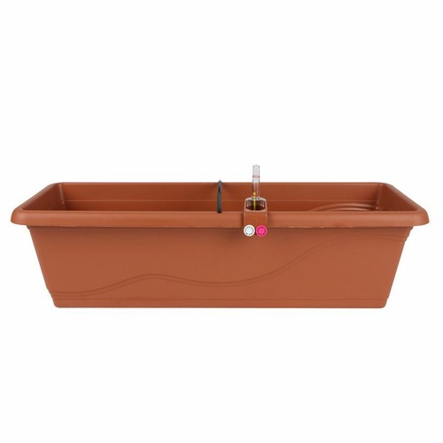 Bac fleurs terracotta 59cm - terracotta,