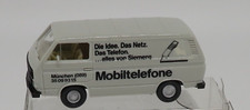 MICRO WIKING HO 1/87 VW KOMBI COMBI TRANSPORTER T3 MOBILTELEFONE no BOX