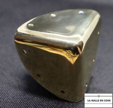 8 coins laiton massif 50mm (ref 8coinslm50) Vuitton - Goyard - Moynat Luxe Malle