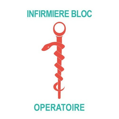 Caducée infirmière bloc
