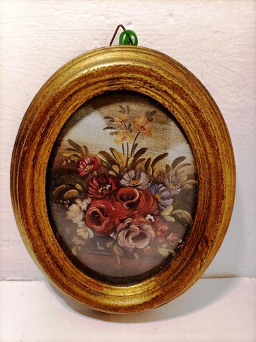 Ancien peinture sur carton