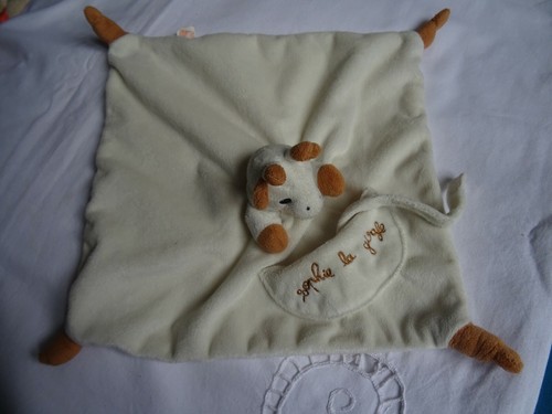 Doudou carre sophie girafe - ,