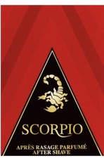 Après rasage Scorpio rouge