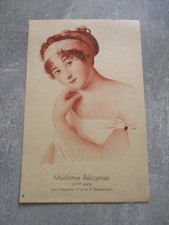 Madame Récamier ( 1777 - 1849 ) sous Napoléon 1er et la 2è Restauration