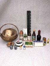 Accessoires Marchandises/Provisions Pour Maison De Poupée Ancienne Vintage