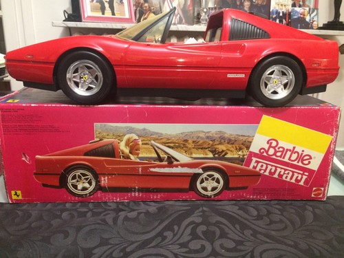 Ferrari 328 gts barbie - barbie, 1988