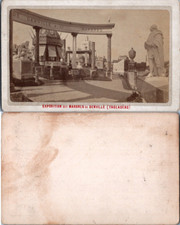 France, Paris, Exposition des marbres de Dervillé au Trocadéro, Exposition Unive