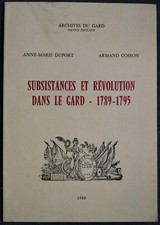 Subsistances et révolution