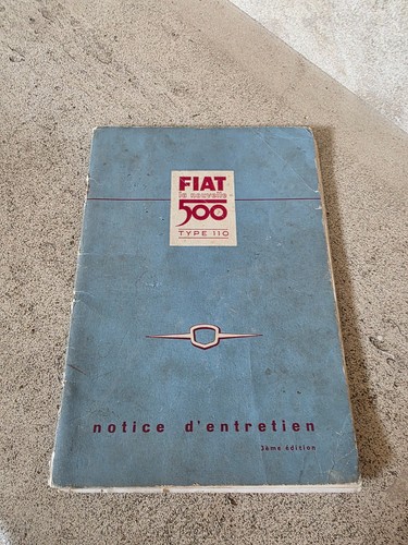 Notice entretien fiat - notice,
