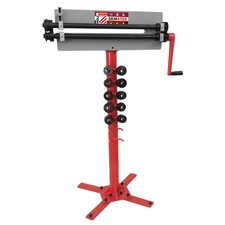 Plaqueuse de chants manuelle a rouleaux pour tole Holzmann skm470s