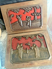 Deux Panneaux Chinois Anciens 