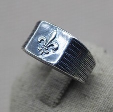 Chevalière "Fleur de Lys" en
