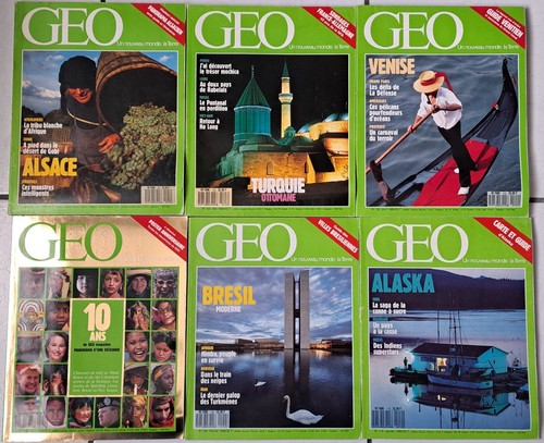 Lot magazines geo - magazines, 1989