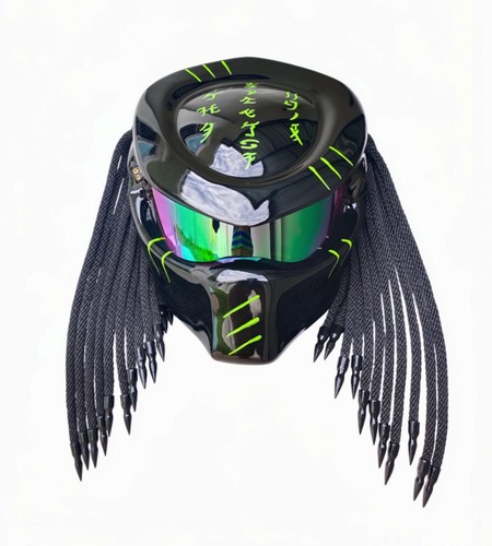 Custom predator moto helmet - predator,