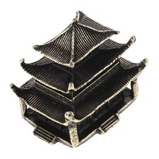  Pagode miniature en laiton -