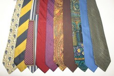 Lot De 10 Cravates En Soie