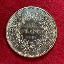 France -  10 Francs Argent - Hercule - 1967 Point - Superbe