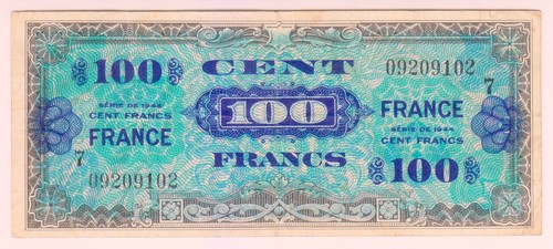 1944 france 100 francs - 1944,