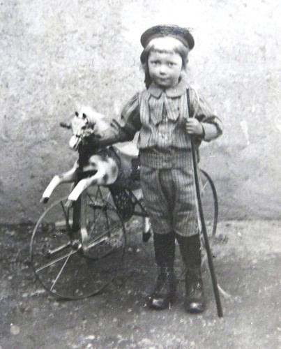Enfant tricycle cheval - enfant, et