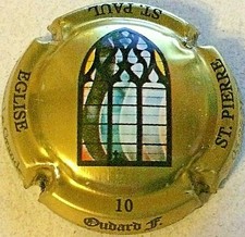 Capsule de champagne OUDARD F. (30j. N° 10 fond or)