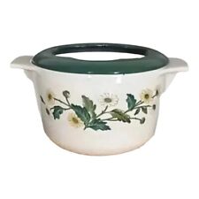 NOMAR/ STAUB   fondue en fonte vintage décor rare Marguerite 