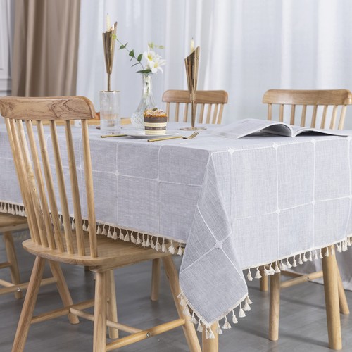 Nappe lin coton - lin, rectangulaire