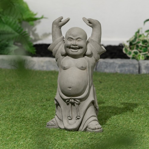 Happy buddha statue hands - buddha,