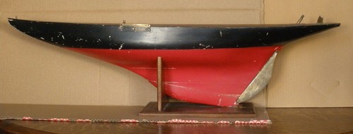 Antique inch pond sailboat - inch,