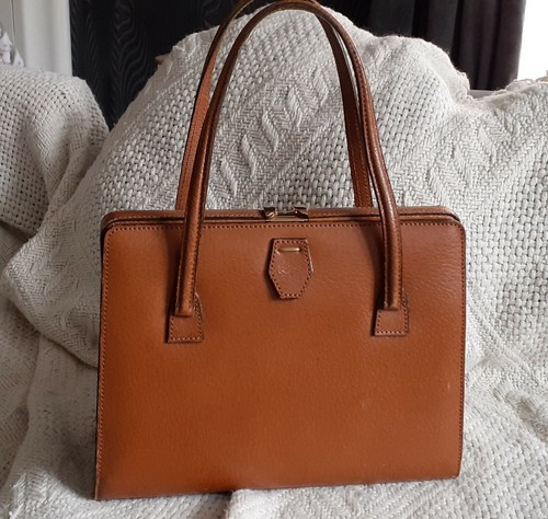Sac vintage cuir - cuir, fauve