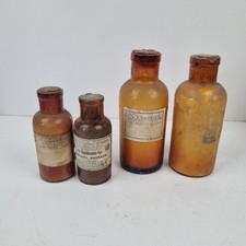 4 BOUTEILLES PHARMACIE, VERRE
