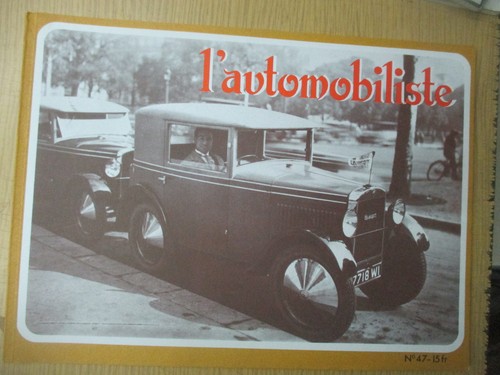 Automobiliste numéro 47 - l'automobiliste,