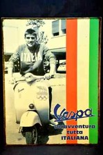 Vespa Targa En Métal